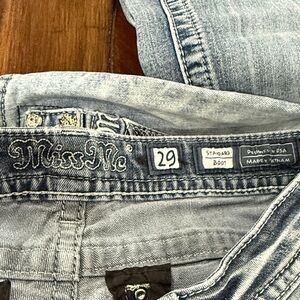 Miss Me Light Blue Boot Cut Jeans